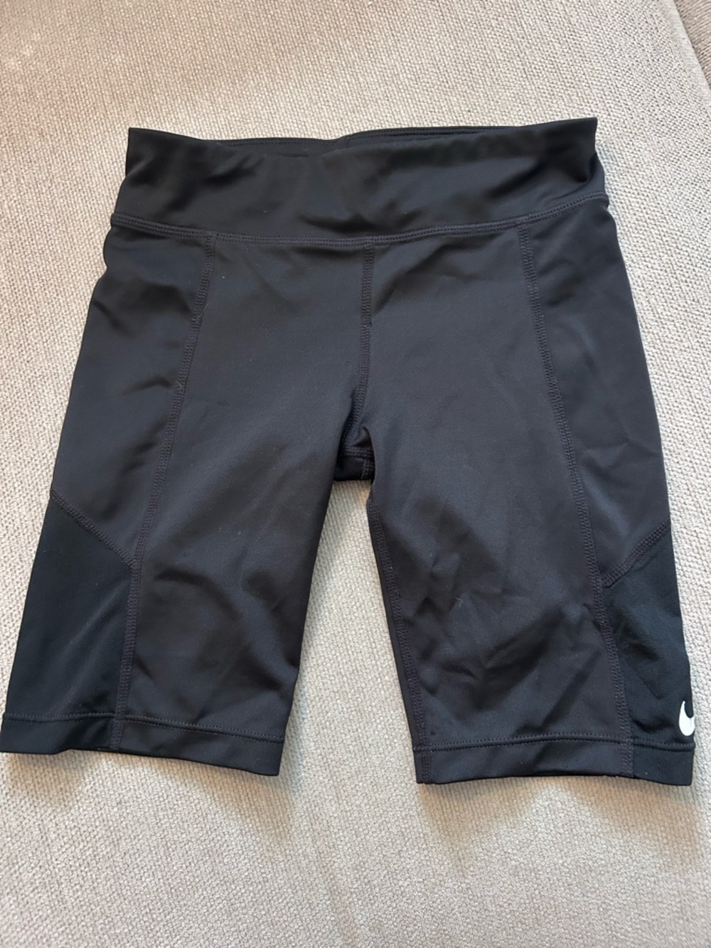 Nike Black Unisex Kids Compression/Performance Shorts